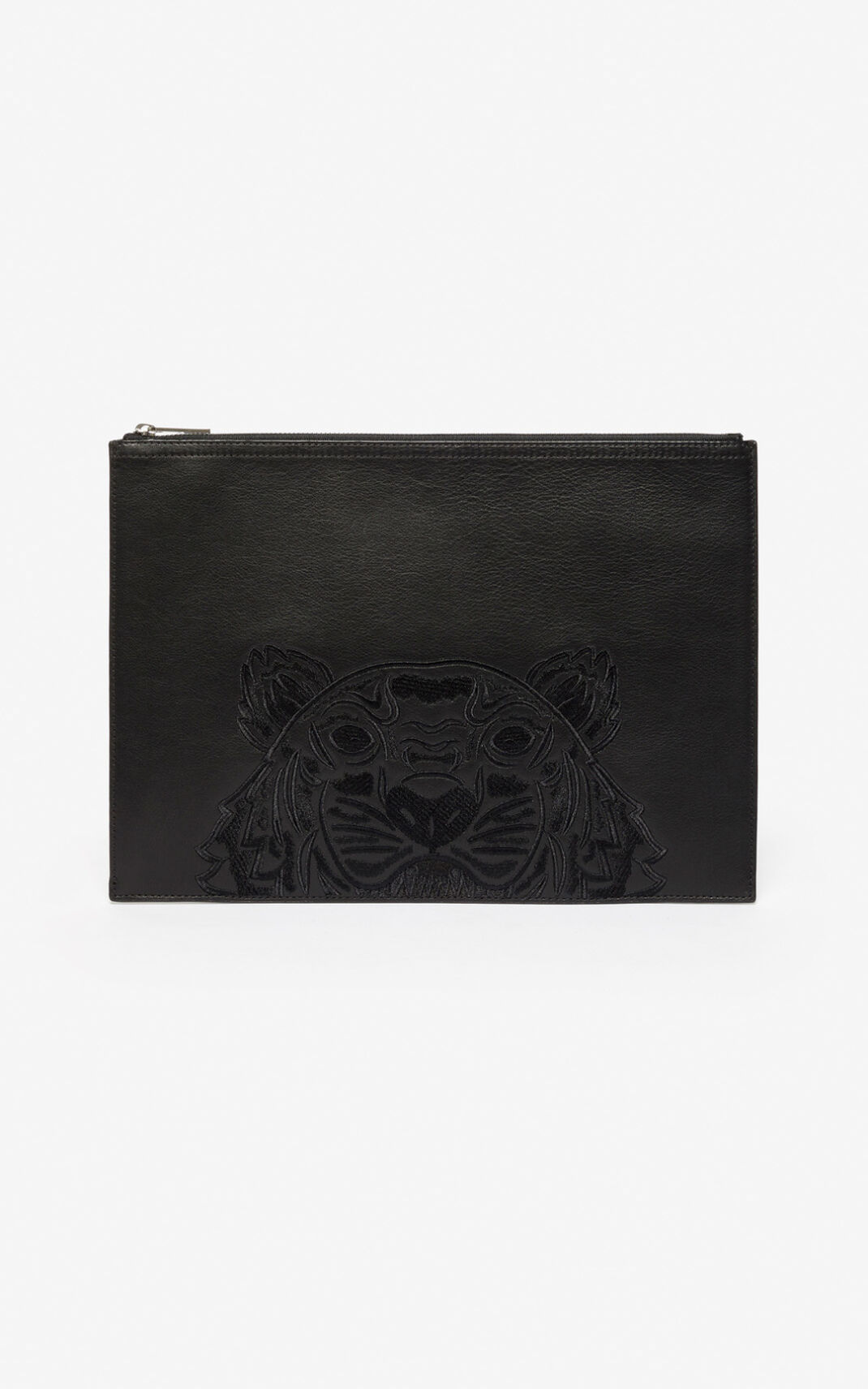 Kenzo Tiger briefcase Clutch Mujer Negras | 9836172-TH